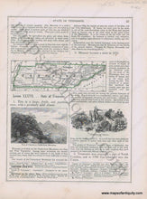 Load image into Gallery viewer, Antique-Printed-Color-Map-State-of-Tennessee-verso-State-of-Kentucky-1848-Goodrich-United-States-Midwest1800s-19th-century-Maps-of-Antiquity