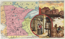 Load image into Gallery viewer, Antique-Chromolithograph-Arbuckle-Print-Prints-Minnesota-1890-1800s-19th-Century-Maps-of-Antiquity