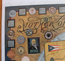 Load image into Gallery viewer, 1939 - Mother Of Presidents Ohio ’Buckeye State’ 1803 Antique Pictorial Map Genuine Printed-Color