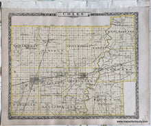 Load image into Gallery viewer, 1876 - Double-Sided Sheet With Multiple Maps: Centerfold Counties Of Piatt Dewitt Macon Shelby And