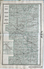Load image into Gallery viewer, Antique-Hand-Colored-Map-Double-sided-sheet-with-multiple-maps:-Centerfold---Counties-of-Piatt-Dewitt-Macon-Shelby-and-Moultrie;-versos:-Coles-County-/-Douglas-County-and-Cumberland-County-Illinois-1876-Warner-&-Beers-/-Union-Atlas-Co.-Midwest-1800s-19th-century-Maps-of-Antiquity
