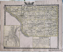 Load image into Gallery viewer, Antique-Hand-Colored-Map-Jo-Daviess-now-Jo-Daviess-County;-verso:-Carroll-County-Illinois-1876-Warner-&-Beers-/-Union-Atlas-Co.-Midwest-1800s-19th-century-Maps-of-Antiquity