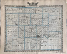 Load image into Gallery viewer, 1876 - Winnebago County; Verso: Stephenson County Illinois Antique Map Genuine Printed-Color