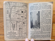 Load image into Gallery viewer, 1925 - Clason’s Guide Map Of Illinois Antique Genuine Folding