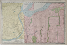 Load image into Gallery viewer, Genuine Antique Printed Color Map-Omaha, verso: Kansas City-1908-Rand-McNally-Maps-Of-Antiquity-1900s-20th-century