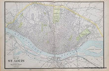 Load image into Gallery viewer, Genuine-Antique-Map-Map-of-the-City-of-St-Louis-1903-Cram-Maps-Of-Antiquity