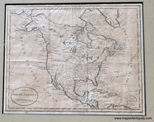 Load image into Gallery viewer, NAM054FR-Antique-Map-North-America-latest-discoveries-1800-Thomas-Andrews-Morse-Maps-Of-Antiquity
