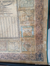 Load image into Gallery viewer, 1845 - National Map Of The American Republic Antique Genuine Wall