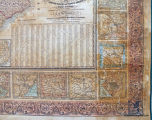 Load image into Gallery viewer, 1845 - National Map Of The American Republic Antique Genuine Wall