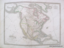 Load image into Gallery viewer, Antique-Hand-Colored-Map-Amerique-Septentrionale-(-North-America-)-1846-Monin-1800s-19th-century-Maps-of-Antiquity