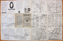 Load image into Gallery viewer, 1931 - Highway Map Of Eastern Canada And Adjacent States Antique Genuine Printed-Color Folding