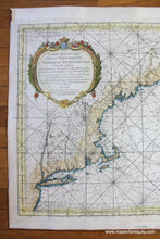 Load image into Gallery viewer, 1757 - Carte Reduite Des Costes Orientales De L’amerique Septentrionale Antique Map Genuine