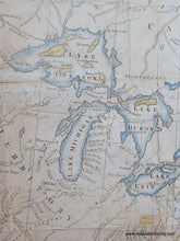 Load image into Gallery viewer, Antique-hand-colored-framed-Map-A-Map-of-the-Northern-&-Middle-States;-Comprehending-the-Western-Territory-&-the-British-Dominions-in-north-America.-From-the-Best-Authorities.-North-America--1792-Morse-Maps-Of-Antiquity-1800s-19th-century