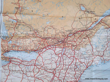 Load image into Gallery viewer, Genuine-Antique-Map-Sectional-Map-indicating-Main-Automobile-Roads-between-Canada-United-States-Atlantic-Sheet--1928-Department-of-the-Interior-Canada-Maps-Of-Antiquity