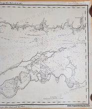 Load image into Gallery viewer, Black and white antique chart of Long Island Sound showing the coast lines of Connecticut and Northern Long Island. Some small red dots indicate beacons and light houses. Black-and-White-Linen-Backed-Antique--Nautical-Chart-Eldridge's-Chart-of-Long-Island-Sound-New-York-city-to-new-london-Connecticut-Long-Island-1916-Eldridge-Maps-Of-Antiquity