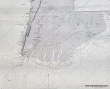Load image into Gallery viewer, Antique-Blue-Back-Antique-Nautical-Chart-Rice-Ports-of-India-Imray-Chart-Asia-India-1873---Maps-Of-Antiquity