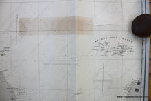 Load image into Gallery viewer, 1885 - East India Archipelago Western Route To China Chart No. 1 Antique Genuine Blue Back Nautical