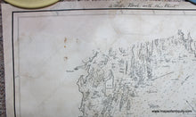 Load image into Gallery viewer, 1910 - Gloucester To Entrance Of Kennebec River Eldridge Chart E Antique Genuine Nautical