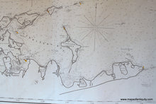 Load image into Gallery viewer, 1877 - Eldridge’s Chart Of Long Island Sound Newport To New York Antique Linen Backed Genuine