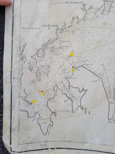 Load image into Gallery viewer, 1877 - Eldridge’s Chart Of Long Island Sound Newport To New York Antique Linen Backed Genuine