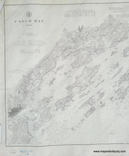 Load image into Gallery viewer, Antique--Nautical-Chart-Casco-Bay-Maine-Chart-**********-Maine-Antique-Nautical-Charts-1915-U.S.-Coast-Geodetic-Survey-Maps-Of-Antiquity