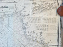 Load image into Gallery viewer, NAU145-Antique-Nautical-Chart-A-New-Chart-of-the-North-Sea--German-Ocean-Europe-General-Nautical-Charts-1840-Blachford-Maps-Of-Antiquity