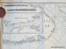 Load image into Gallery viewer, NAU145-Antique-Nautical-Chart-A-New-Chart-of-the-North-Sea--German-Ocean-Europe-General-Nautical-Charts-1840-Blachford-Maps-Of-Antiquity