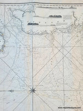 Load image into Gallery viewer, NAU145-Antique-Nautical-Chart-A-New-Chart-of-the-North-Sea--German-Ocean-Europe-General-Nautical-Charts-1840-Blachford-Maps-Of-Antiquity