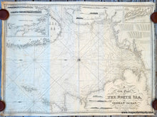 Load image into Gallery viewer, NAU145-Antique-Nautical-Chart-A-New-Chart-of-the-North-Sea--German-Ocean-Europe-General-Nautical-Charts-1840-Blachford-Maps-Of-Antiquity