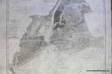 Load image into Gallery viewer, 1885 - New York Bay And Harbor Antique Chart Genuine Nautical