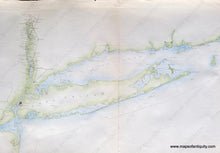 Load image into Gallery viewer, 1853 - Northeast Coastline Sketch B Showing The Progress Of Section No. 2 Antique Coast Chart