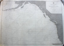 Load image into Gallery viewer, Antique-Nautical-Chart-North-West-Coast-of-America-Nautical--1895-US-Coast-and-Geodetic-Survey-Maps-Of-Antiquity