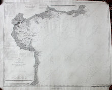 Load image into Gallery viewer, Black-and-White-Antique-Coastal-Chart-Coast-Chart-Nos.-9-&-10-Massachusetts-Bay-with-the-Coast-from-Cape-Ann-to-Cape-Cod-Chart-No.-9-Boston-Bay-and-Approaches-Antique-Nautical-Charts-Boston-1872-U.S.-Coast-Survey-Maps-Of-Antiquity
