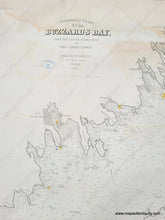 Load image into Gallery viewer, Black-and-White-Antique-Nautical-Chart--Eldridge's-Chart-No.-10-Buzzard's-Bay-**********-US-Massachusetts-Massachusetts-General-1883-George-W.-Eldridge-Maps-Of-Antiquity
