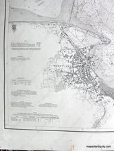 Load image into Gallery viewer, 1894 - Nantucket Harbor Massachusetts Chart Antique Genuine Nautical