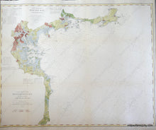 Load image into Gallery viewer, Hand-Colored-Antique-Coastal-Survey-Chart-Boston-Bay-and-Approaches-Chart-No.-10-Antique-Nautical-Charts-Boston-1872-U.S.-Coast-Survey-Maps-Of-Antiquity
