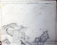 Load image into Gallery viewer, 1889 - Mediterranean Tunis Fatally Rocks To Mahedia Tunisia Africa Antique Chart Genuine