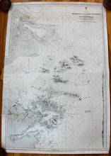 Load image into Gallery viewer, Black-and-White-Nautical-Chart-China-Shanghai-Ningbo-Kweshan-Island-to-the-Yang-Tse-Kiang-Asia-China-1892-British-Admiralty-Maps-Of-Antiquity