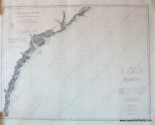 Load image into Gallery viewer, Black-and-White-Antique-Nautical-Chart-General-Chart-of-the-Coast--No.-XII-South-Carolina-and-Georgia-United-States-South-1874/1885-US-Coast-and-Geodetic-Survey-Maps-Of-Antiquity