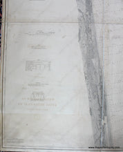 Load image into Gallery viewer, 1882 - Coast Chart No. 159 St. Augustine Inlet Antique Genuine Nautical