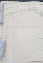 Load image into Gallery viewer, 1832 - Cape Fear to St. Augustine Chart - Antique Chart