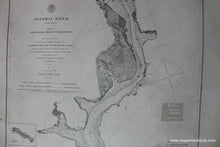 Load image into Gallery viewer, 1883 - Potomac River Chart Antique Genuine Nautical