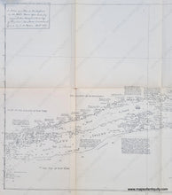 Load image into Gallery viewer, Antique-Black-and-White-Map-A-Portion-of-a-Map-of-New-England-or-the-so-called-Southack-Map-New-York-Long-Island-Connecticut-Cape-Cod-New-England-United-States-North-East-1890-US-Coast-and-Geodetic-Survey-Maps-Of-Antiquity