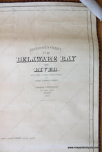 Load image into Gallery viewer, 1884 - Eldridge’s Chart No. 11 Delaware Bay And River Antique Genuine Nautical