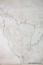 Load image into Gallery viewer, 1884 - Eldridge’s Chart No. 11 Delaware Bay And River Antique Genuine Nautical