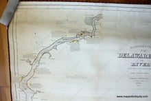 Load image into Gallery viewer, 1884 - Eldridge’s Chart No. 11 Delaware Bay And River Antique Genuine Nautical