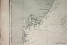 Load image into Gallery viewer, 1892 - East Coast Of Brazil Pernambuco To Itacolomi Bay Antique Chart Genuine Nautical