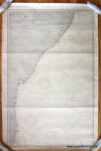 Load image into Gallery viewer, Antique-Nautical-Chart-East-Coast-of-Brazil---Pernambuco-to-Itacolomi-Bay-Nautical-Charts-South-America-1892-US-Navy-Maps-Of-Antiquity