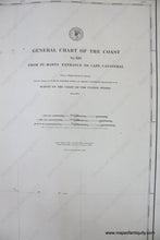 Load image into Gallery viewer, 1882/1898 - General Chart Of The Coast No. Xiii From St. Mary’s Entrance To Cape Canaveral