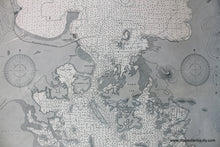 Load image into Gallery viewer, 1900 - West Indies South Coast Of Cuba Guantanamo Bay Antique Chart Genuine Nautical